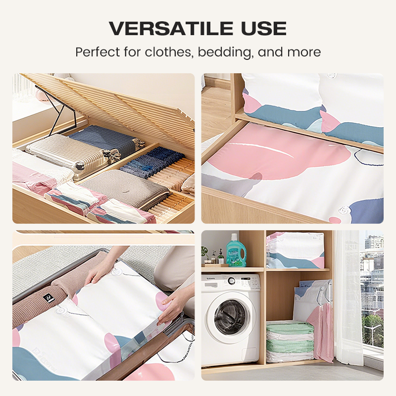 🔥 BUY 2 GET 1 FREE | No-Pump Vacuum Storage Bags - Save 80% Space Instantly! !📦