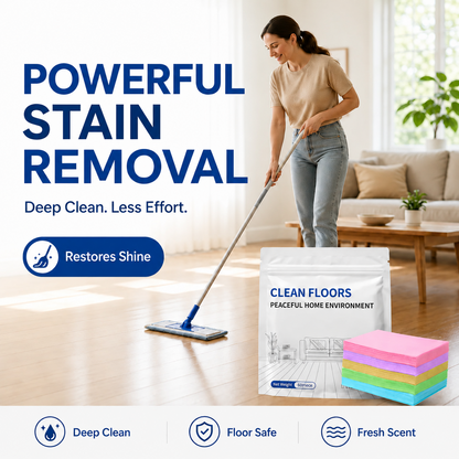 🔥 Buy 1 Get 1 Free ✨ Multi-Floor Cleaning Sheets (Clean / Polish / Brighten / Scent)（副本）
