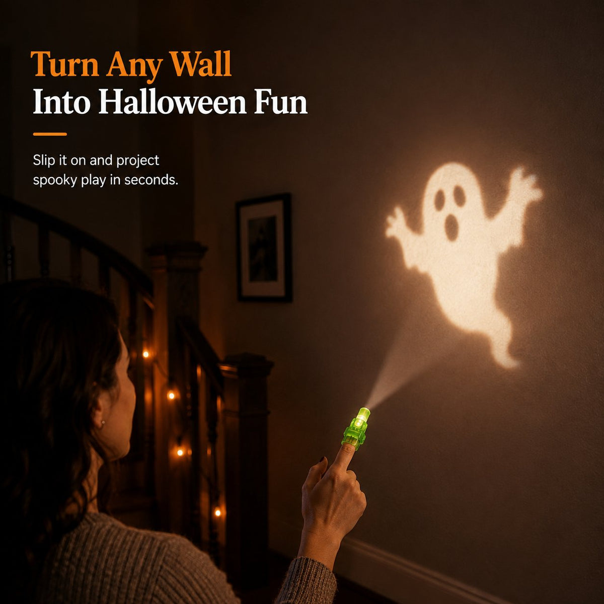 🎃 Halloween Projection Finger Lights – Spooky Fun for Parties & Trick-or-Treating-1