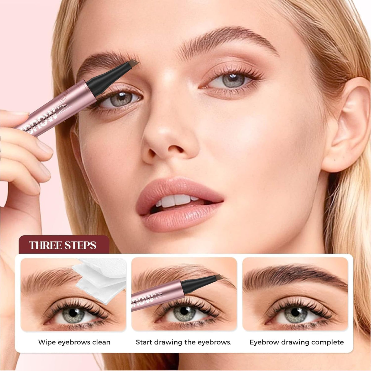🥳  Last Day Buy 1 Get 1 Free ,Micro-Fork Eyebrow Pencil:Waterproof,Natural Hair-Like Strokes & Long-Lasting🥳