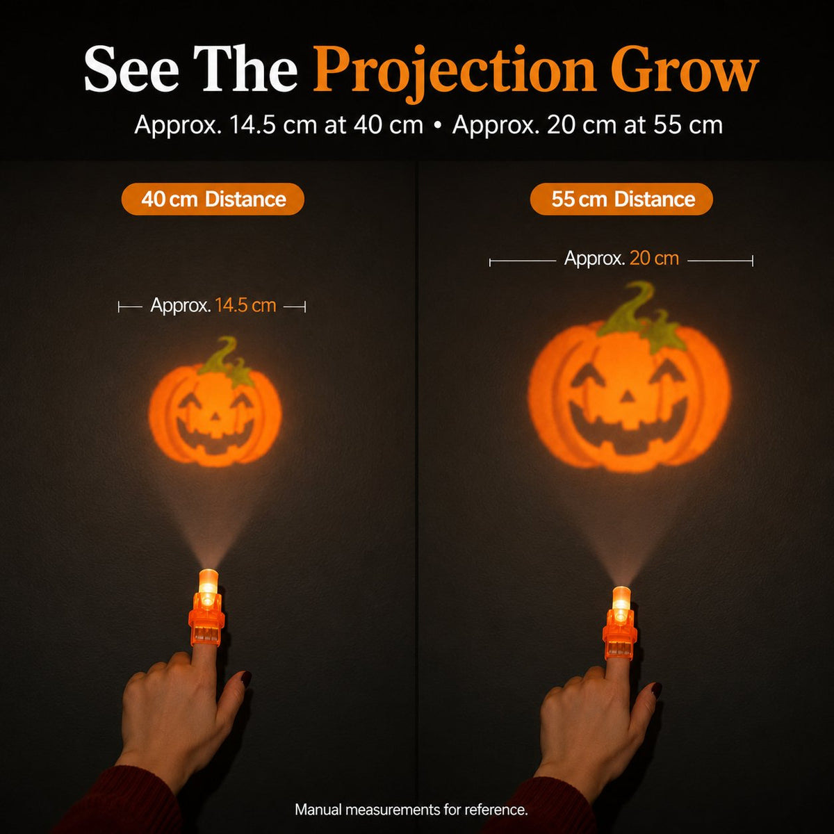 🎃 Halloween Projection Finger Lights – Spooky Fun for Parties & Trick-or-Treating-1