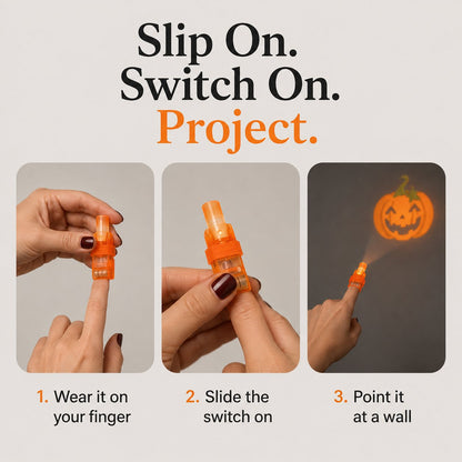 🎃 Halloween Projection Finger Lights – Spooky Fun for Parties & Trick-or-Treating-1