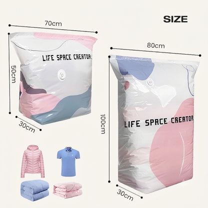 🔥 BUY 2 GET 1 FREE | No-Pump Vacuum Storage Bags - Save 80% Space Instantly! ！📦
