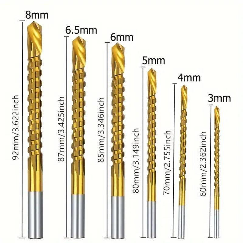 🔥🔥Last Day Buy 1 get 1🔥Ultra-Practical Titanium-Coated Drill Bit Set🔧