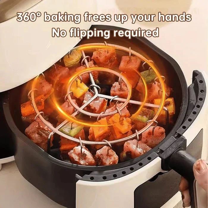 🔥Last Day Buy 1 Get 1🔥New Specialized Round Hanging Skewer Rack for Barbecues🥩