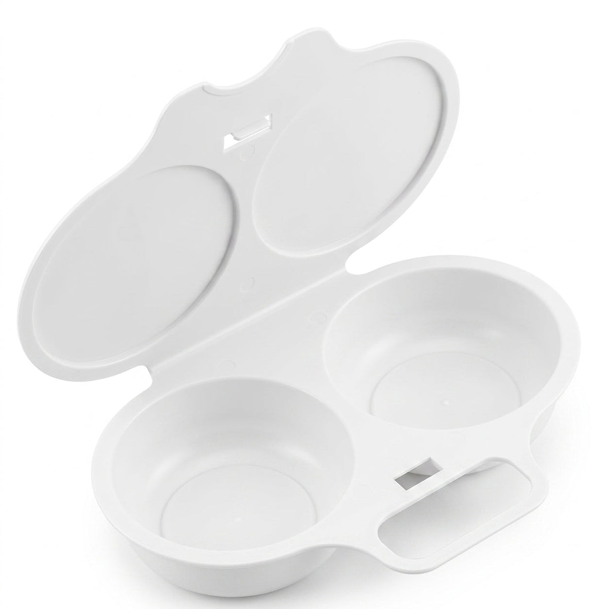 🎁 BUY 1 GET 1 FREE! Microwave Egg Poacher – 2 Eggs in Minutes, No Pan & Easy Cleanup 🍳⚡
