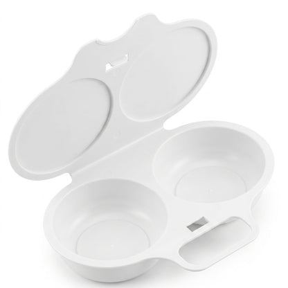 🎁 BUY 1 GET 1 FREE! Microwave Egg Poacher – 2 Eggs in Minutes, No Pan & Easy Cleanup 🍳⚡