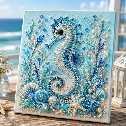 ⚡50K+ Sold 🔥 Selling Fast – 🌊✨ Ocean-Themed Pearl Art DIY Kit — Craft Your Own Stunning Coastal Masterpiece