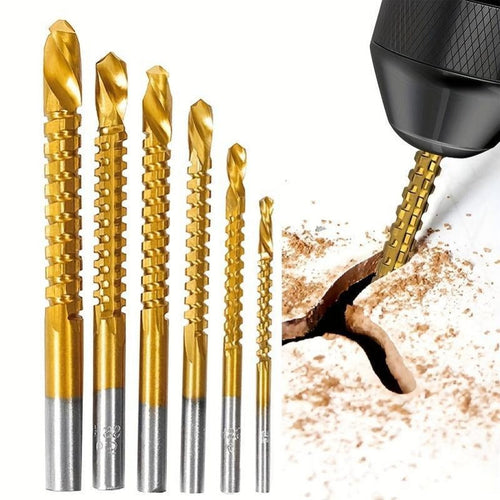 🔥🔥Last Day Buy 1 get 1🔥Ultra-Practical Titanium-Coated Drill Bit Set🔧