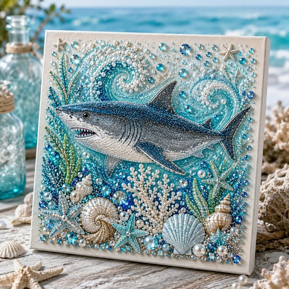 ⚡50K+ Sold 🔥 Selling Fast – 🌊✨ Ocean-Themed Pearl Art DIY Kit — Craft Your Own Stunning Coastal Masterpiece