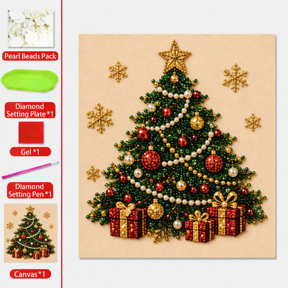 ✨ 3D Christmas Pearl Craft Kit – Relaxing DIY Holiday Art (📦 Free Shipping on 2+)