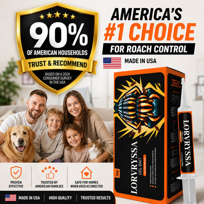 💥2026 Upgraded Formula Professional Cockroach Gel Bait – Eliminates Entire Nest