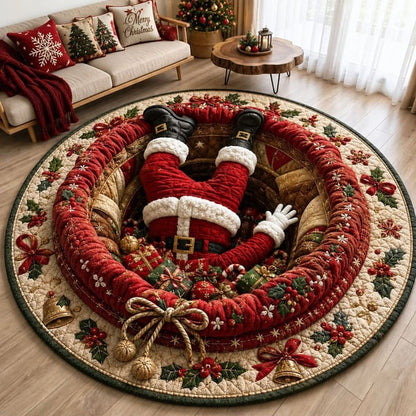 🎃🎄 3D Illusion Holiday Rug – Spooky Halloween & Christmas Magic for Your Home