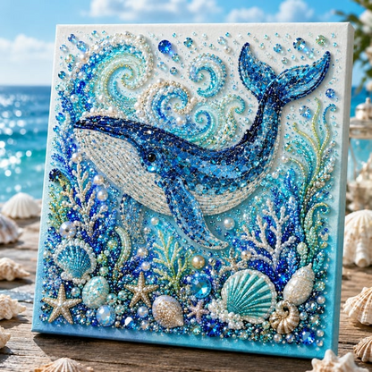 ⚡50K+ Sold 🔥 Selling Fast – 🌊✨ Ocean-Themed Pearl Art DIY Kit — Craft Your Own Stunning Coastal Masterpiece