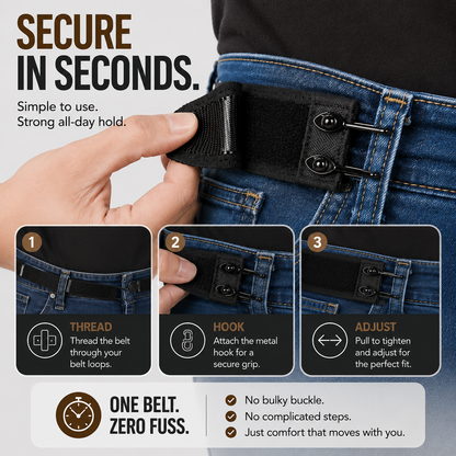 🔥 LIMITED TIME! BUY 1 GET 1 FREE – Invisible Tactical Stretch Belt