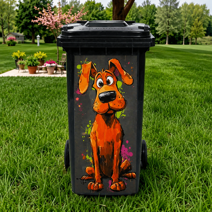 Funny Animal Trash Can Stickers 😂