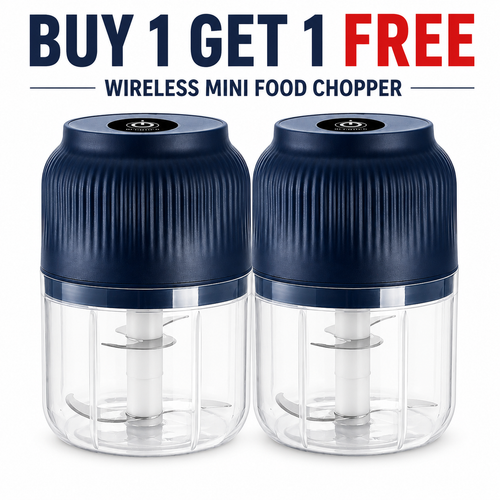 🔥Limited Time Buy One Get One Free!🔋 Wireless Mini Food Chopper with USB Charging✨upsell