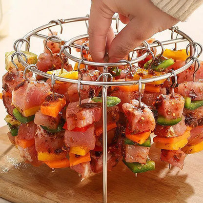 🔥Last Day Buy 1 Get 1🔥New Specialized Round Hanging Skewer Rack for Barbecues🥩