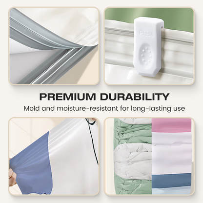 🔥 BUY 2 GET 1 FREE | No-Pump Vacuum Storage Bags - Save 80% Space Instantly! ！📦