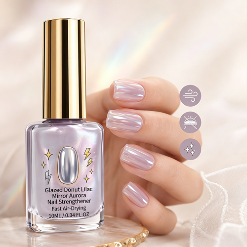 🎉 2026 Sale — BUY 2 GET 4 FREE-$6.66 EACH💅 Lilac Glossy Mirror Nail Strengthener